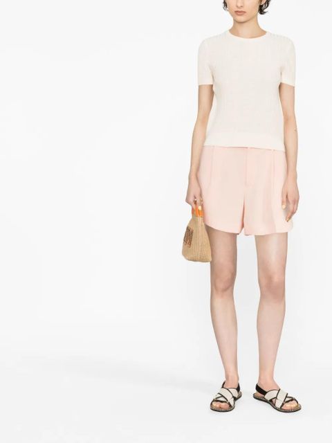 Lauren Ralph Lauren pleated tailored shorts - Pink