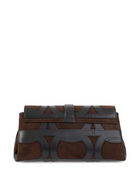Ferragamo front flap crossbody bag (XS) - Brown - zdjęcie produktu nr 2