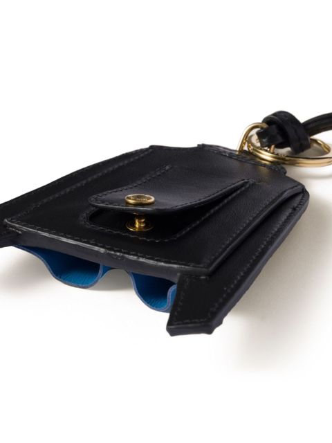 Miu Miu leather trick keychain - Blue - zdjęcie produktu nr 2