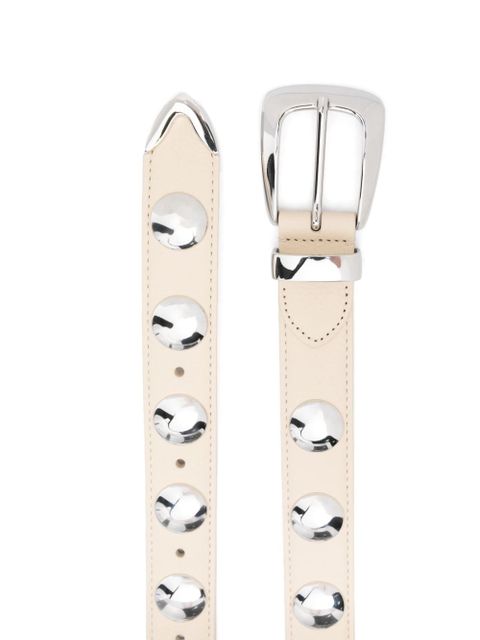 KHAITE Benny studded belt - Neutrals - zdjęcie produktu nr 2