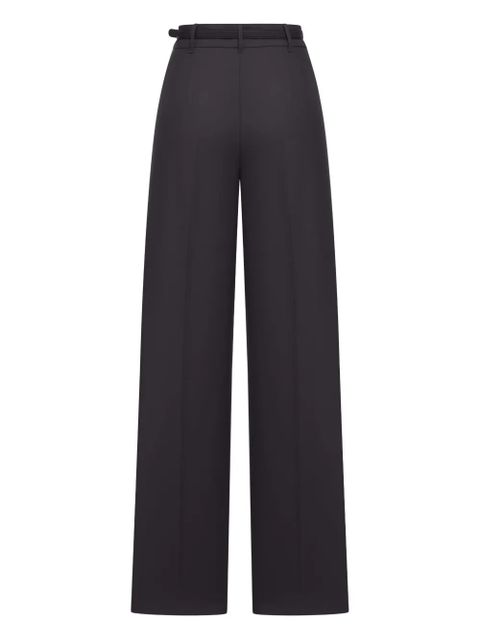 Max Mara belted wool trousers - Black - zdjęcie produktu nr 2