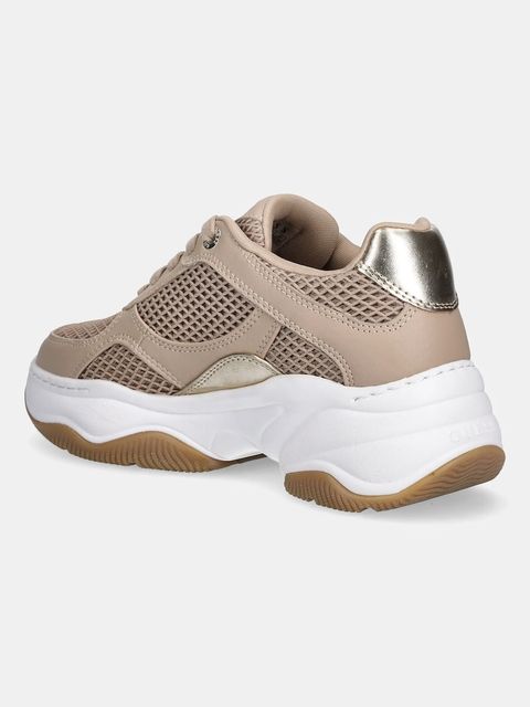 Guess sneakersy HARPAA damskie kolor beżowy FLPHAR ELE12