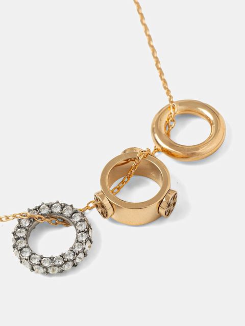 Tory Burch naszyjnik i kolczyki Miller Pave 2-pack 177663-783