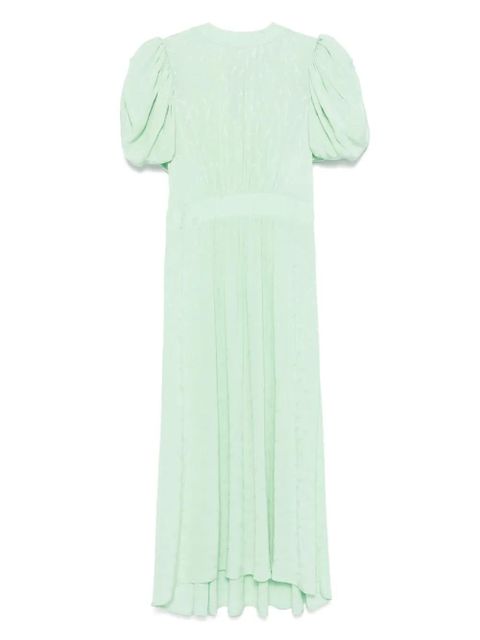 ROTATE BIRGER CHRISTENSEN floral-jacquard midi dress - Green - zdjęcie produktu nr 1