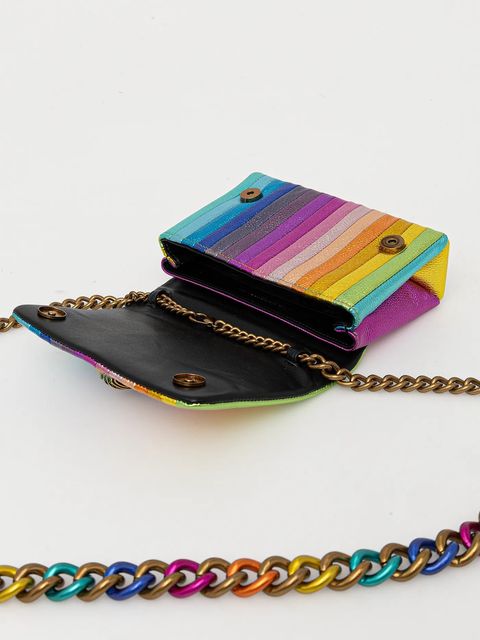 Kurt Geiger London torebka skórzana MINI KENSINGTON kolor multicolor 5015669109