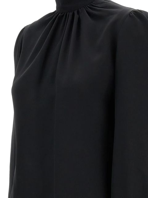 Alexander McQueen lace high-neck blouse - Black - zdjęcie produktu nr 2