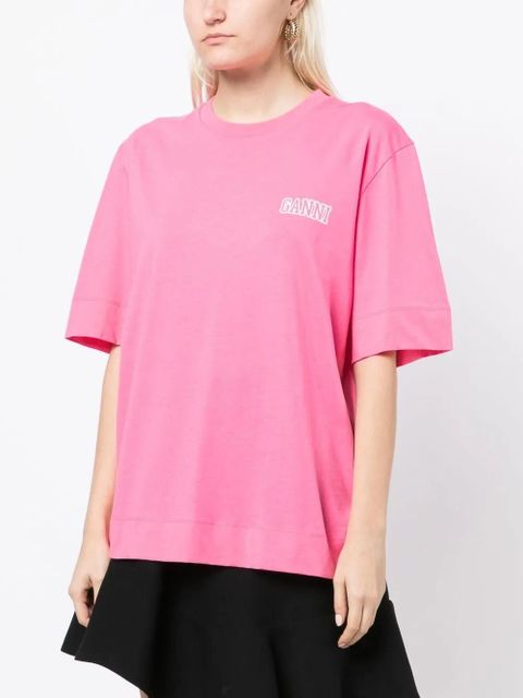 GANNI short-sleeve T-shirt - Pink