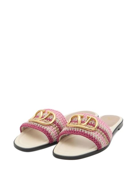 Valentino Garavani VLogo Signature slides - Pink