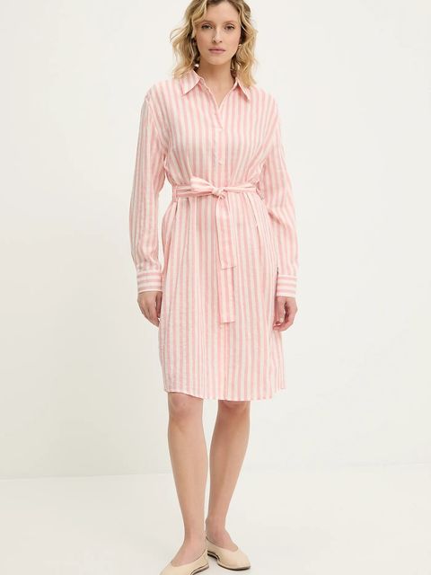 Answear.LAB sukienka z domieszką jedwabiu - zdjęcie produktu nr 1