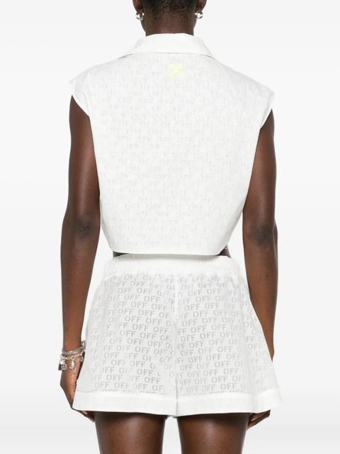 Off-White v-neck tank top