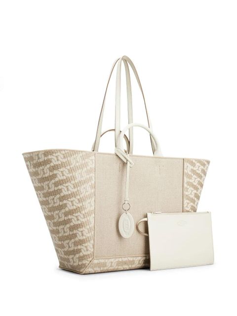 Tod's large Shopping tote bag - Neutrals