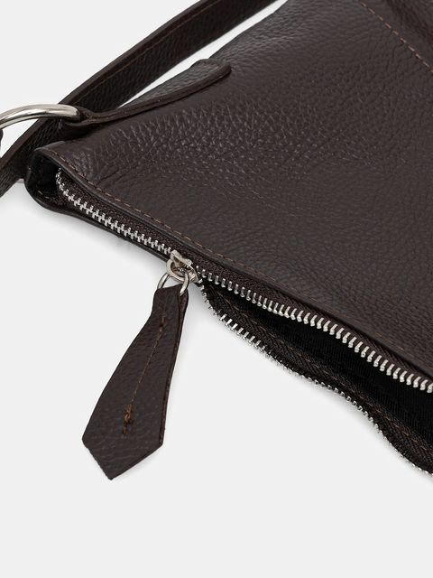 Answear.LAB plecak skórzany damski kolor brązowy duży gładki