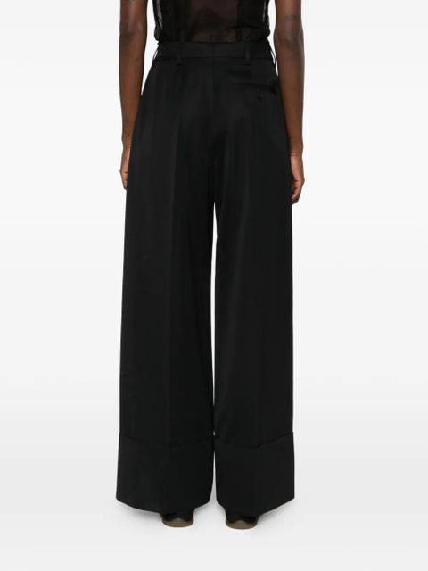 Simone Rocha button wide trousers - Black