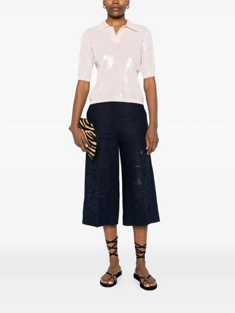 TWINSET sequin collared shirt - Pink - zdjęcie produktu nr 2