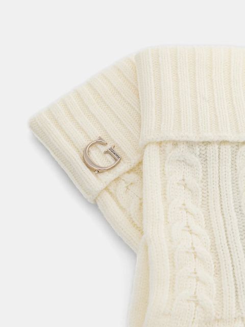 Guess rękawiczki damskie kolor beżowy AW5382 POL02 - zdjęcie produktu nr 2