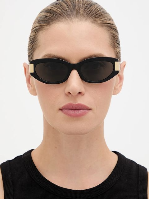 Versace okulary przeciwsłoneczne damskie kolor czarny 0VE4501