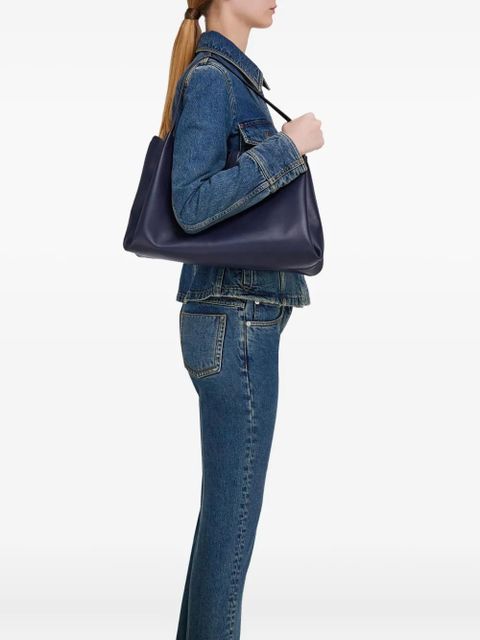 Ferragamo large leather tote bag - Blue - zdjęcie produktu nr 2