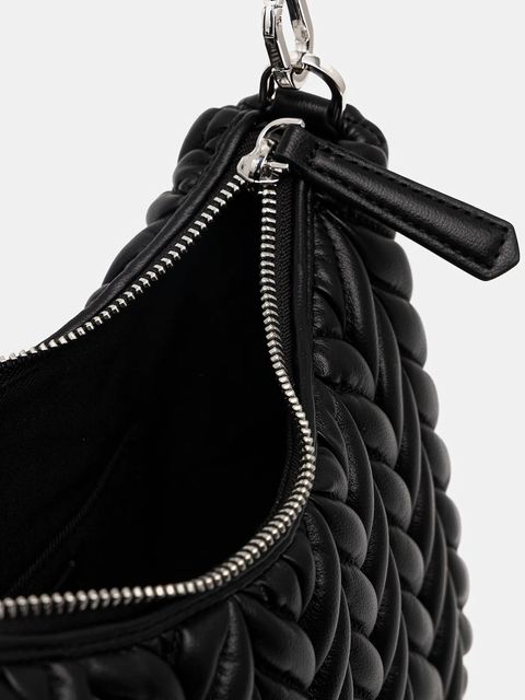 Karl Lagerfeld torebka K/WEAVE kolor czarny B1W30080