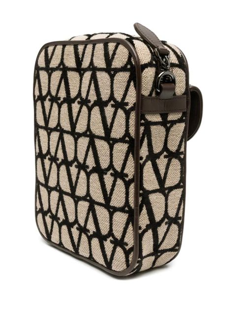 Valentino Garavani Locò Toile Iconographe crossbody bag - Neutrals