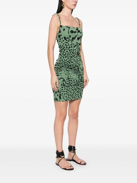 Nanushka Adie mini dress - Green
