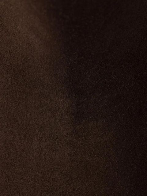 Prada 70mm suede block-heel boots - Brown