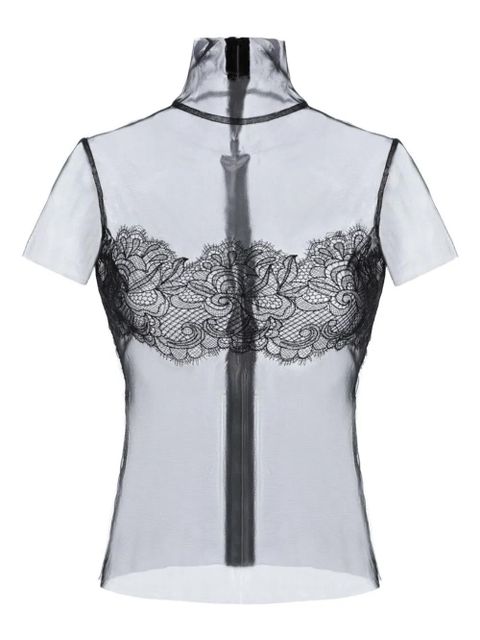 MANURÍ Bambi lace blouse - Black - zdjęcie produktu nr 1