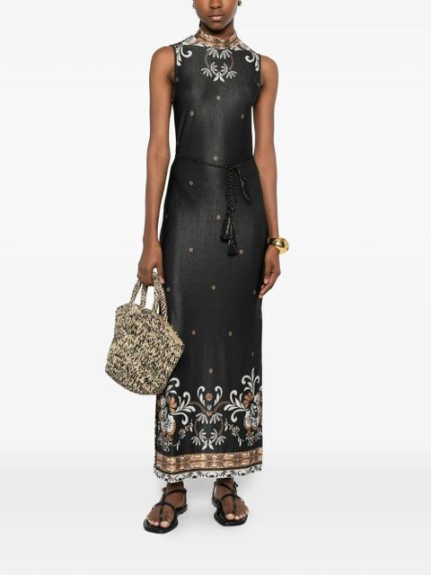 TWINSET floral print beaded dress - Black - zdjęcie produktu nr 2