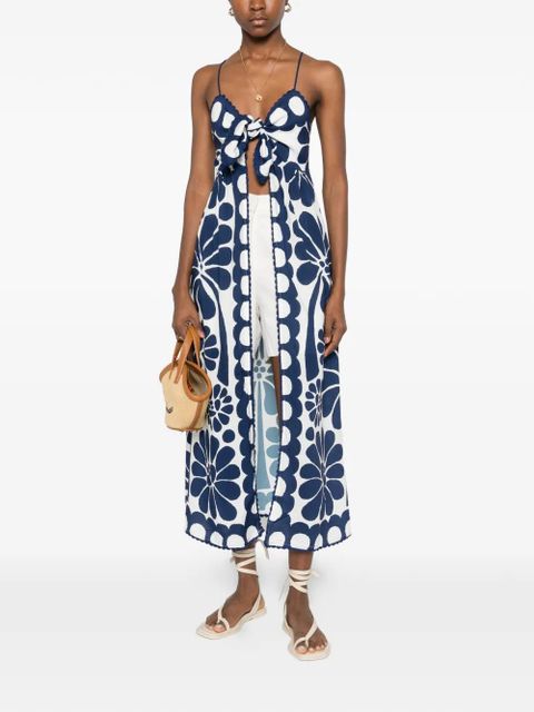 FARM Rio floral tie top - White - zdjęcie produktu nr 2