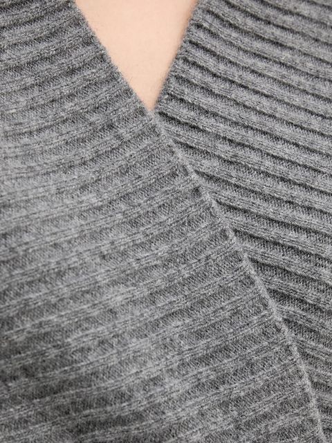 United Colors of Benetton sweter z dodatkiem wełny damski kolor szary 1444D403H