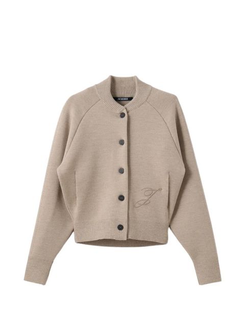 Jacquemus Lavande button-up embroidered cardigan - Neutrals - zdjęcie produktu nr 1