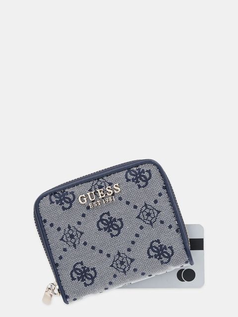 Guess portfel NEDA damski kolor niebieski SWJP96 54137 - zdjęcie produktu nr 2