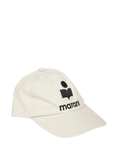 MARANT ÉTOILE Tyron logo-embroidered cap - White - zdjęcie produktu nr 1