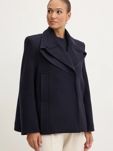 Victoria Beckham płaszcz wełniany - zdjęcie produktu nr 2