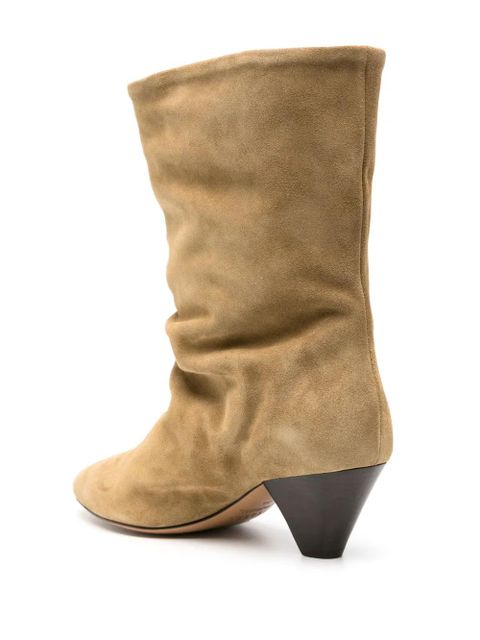 ISABEL MARANT Reachi 55mm suede boots - Neutrals