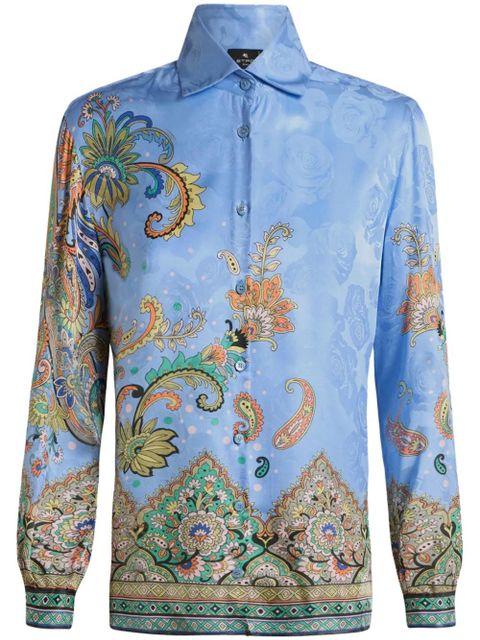 ETRO paisley-print shirt - Blue - zdjęcie produktu nr 1