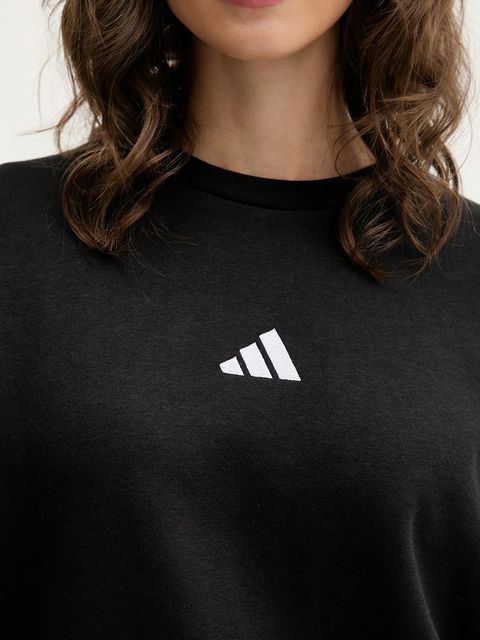 adidas bluza Essentials damska kolor czarny z aplikacją JE1298