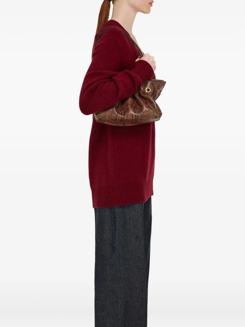 Ferragamo small Soft shoulder bag - Brown