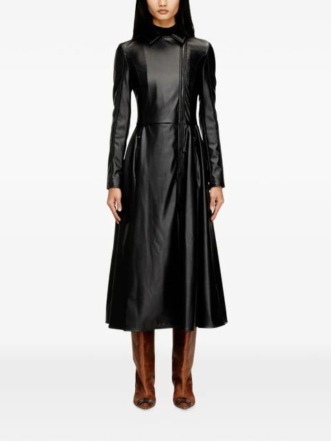 Diesel D-Ragon zipped midi dress - Black