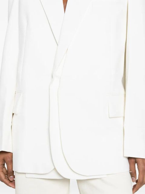 Victoria Beckham long-sleeve blazer - White
