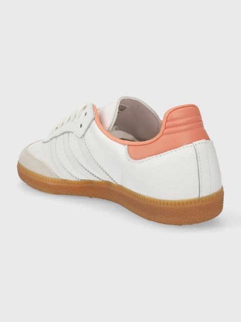 adidas Originals sneakersy skórzane SAMBA OG IG5932 kolor biały