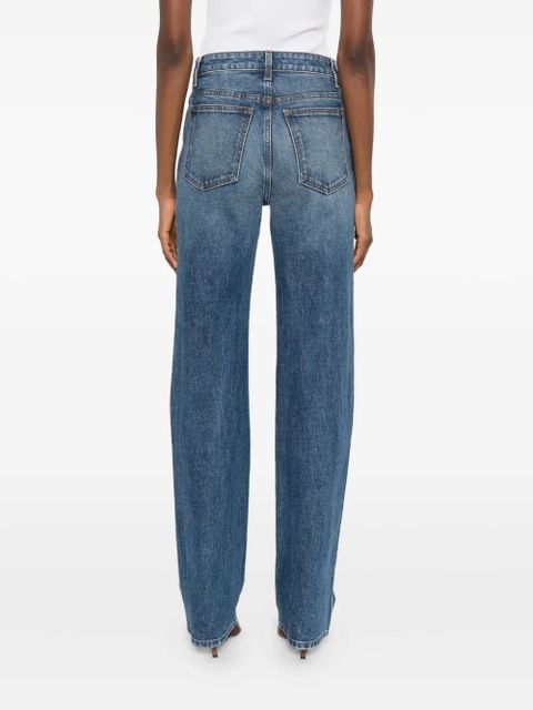 KHAITE five-pocket denim jeans - Blue