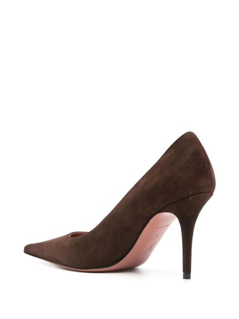 Amina Muaddi 90mm Barbara pumps - Brown