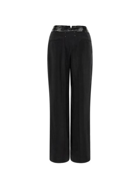 Maison Margiela four-stitch logo trousers - Black