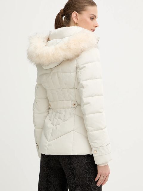 Morgan kurtka puchowa kolor beżowy zimowa GITELA