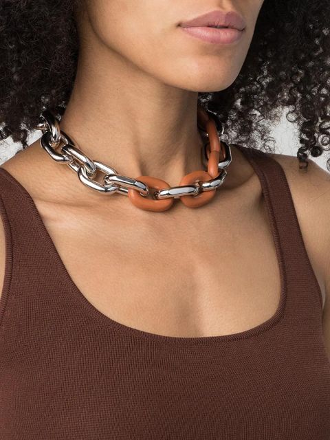 Rabanne cable link choker - Silver - zdjęcie produktu nr 2