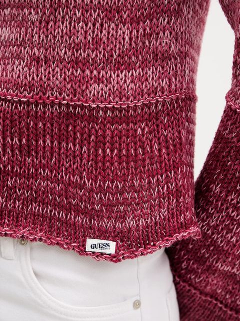 Guess Originals sweter bawełniany damski kolor różowy W5BR68 Z3HM1