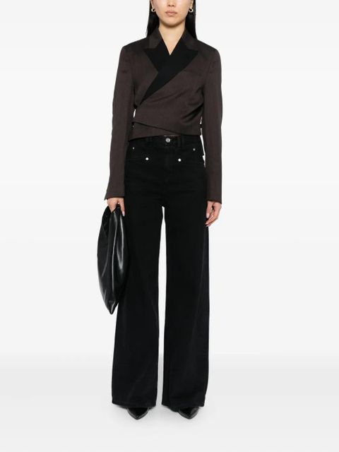 OUR LEGACY Wrap blazer - Brown - zdjęcie produktu nr 2