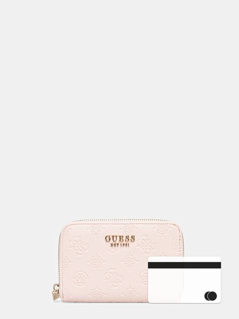 Guess portfel PHOEBE damski kolor różowy SWPD96 65140