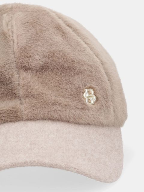 BOSS czapka z daszkiem kolor brązowy 50550624