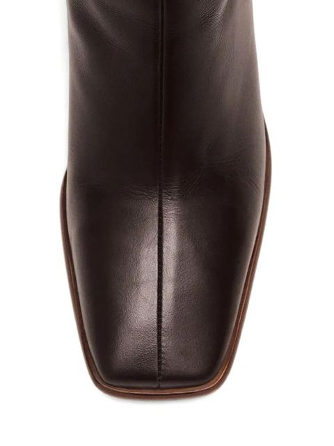 ALOHAS square-toe boots - Brown
